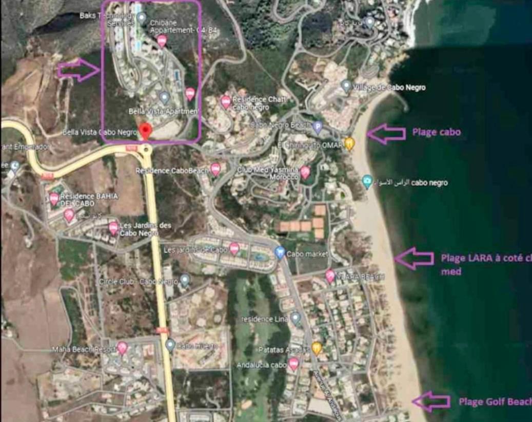 Complexe Bella Vista Cabo Negro Martil Mdiq Avec Piscines Plage Wifi Εξωτερικό φωτογραφία